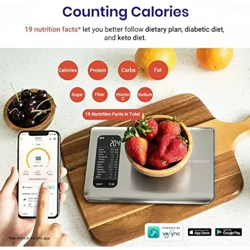 Smart App Nutrition Kitchen Scale