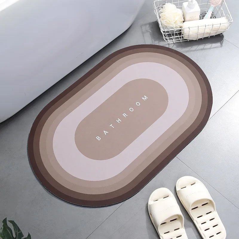 Absorbent Non Slip Bath Mat